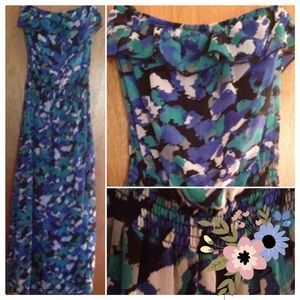 Forever 21 Maxi Floor Length Floral Pattern